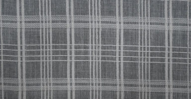 WovenGreigeCottonDobbyCheck